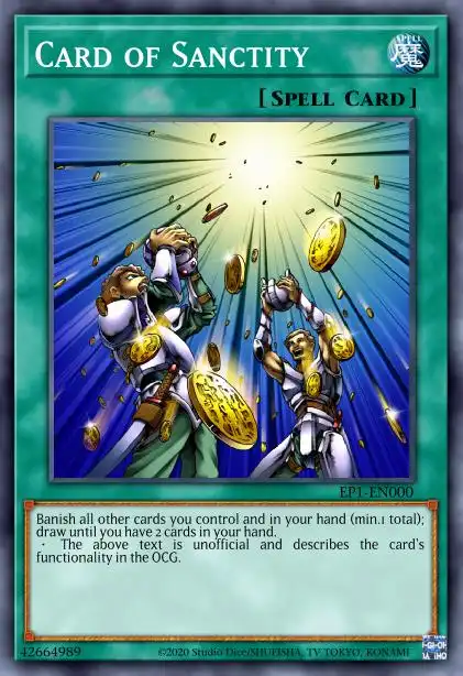 Edison Rulings for Card of Sanctity